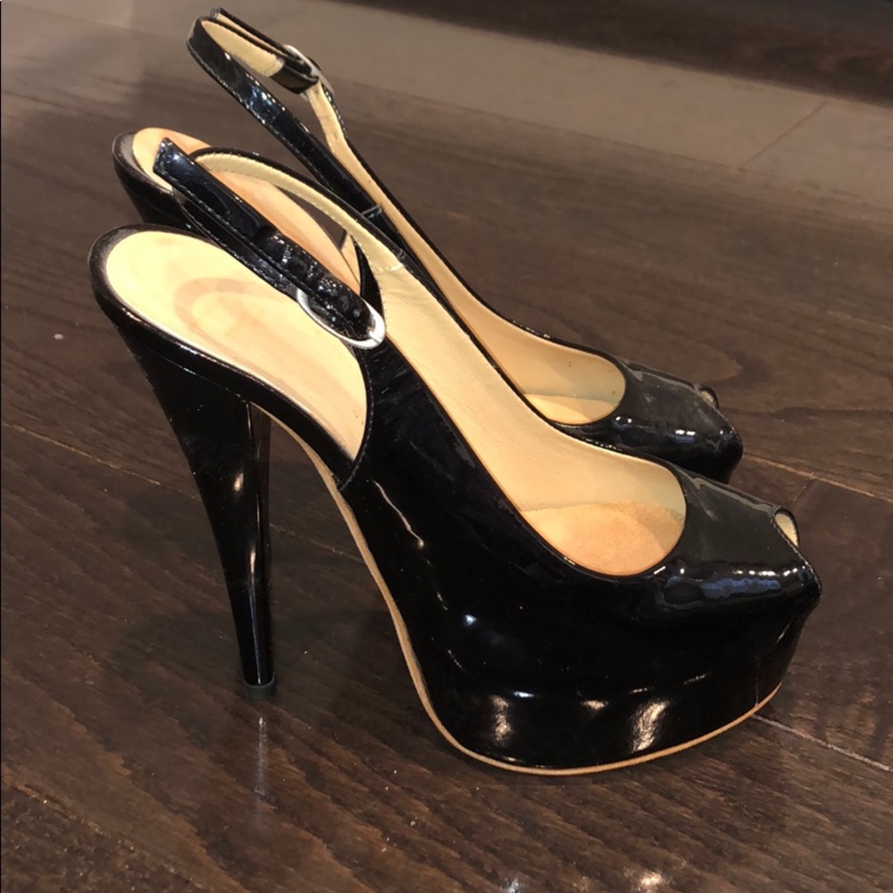 Giuseppe black high heels